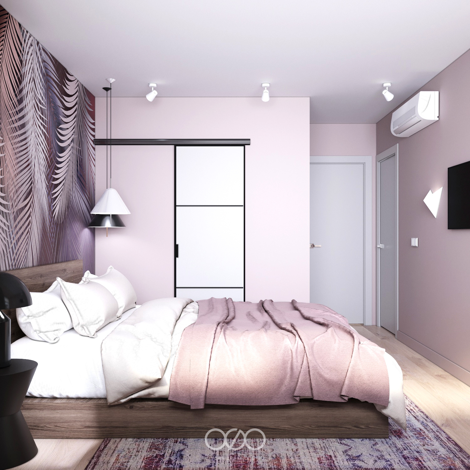Дизайн-проект французской 4-комнатной квартиры в современном стиле